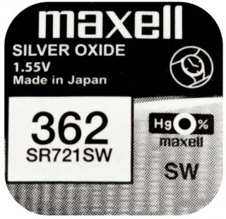 Maxell 362 SR721SW Düğme Pil kullananlar yorumlar